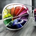 psychedelic sunglasses by Trisha T