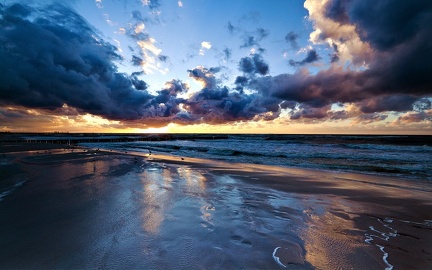Sea-Beach-Sunset-Clouds