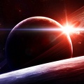 Sunrise in Space by gucken